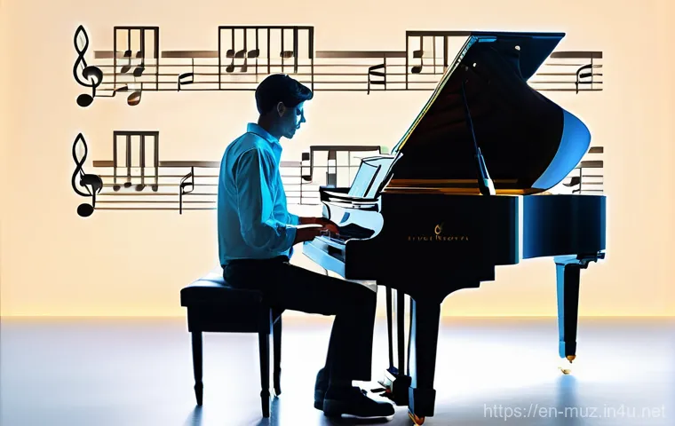 음악이론 학습을 위한 어플 추천 - **Prompt:** A realistic photograph of a young adult (20s, gender-neutral, wearing a stylish but mode... 음악이론 학습을 위한 어플 추천 - **Prompt:** A realistic photograph of a young adult (20s, gender-neutral, wearing a stylish but mode...